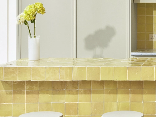 Encimera de cocina de Zellige Amarillo